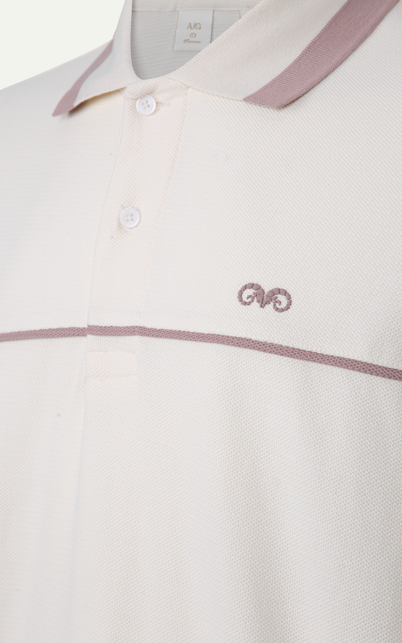 AG002 PREMIUM REGULAR FIT MIXED COLOR POLO - OFF WHITE