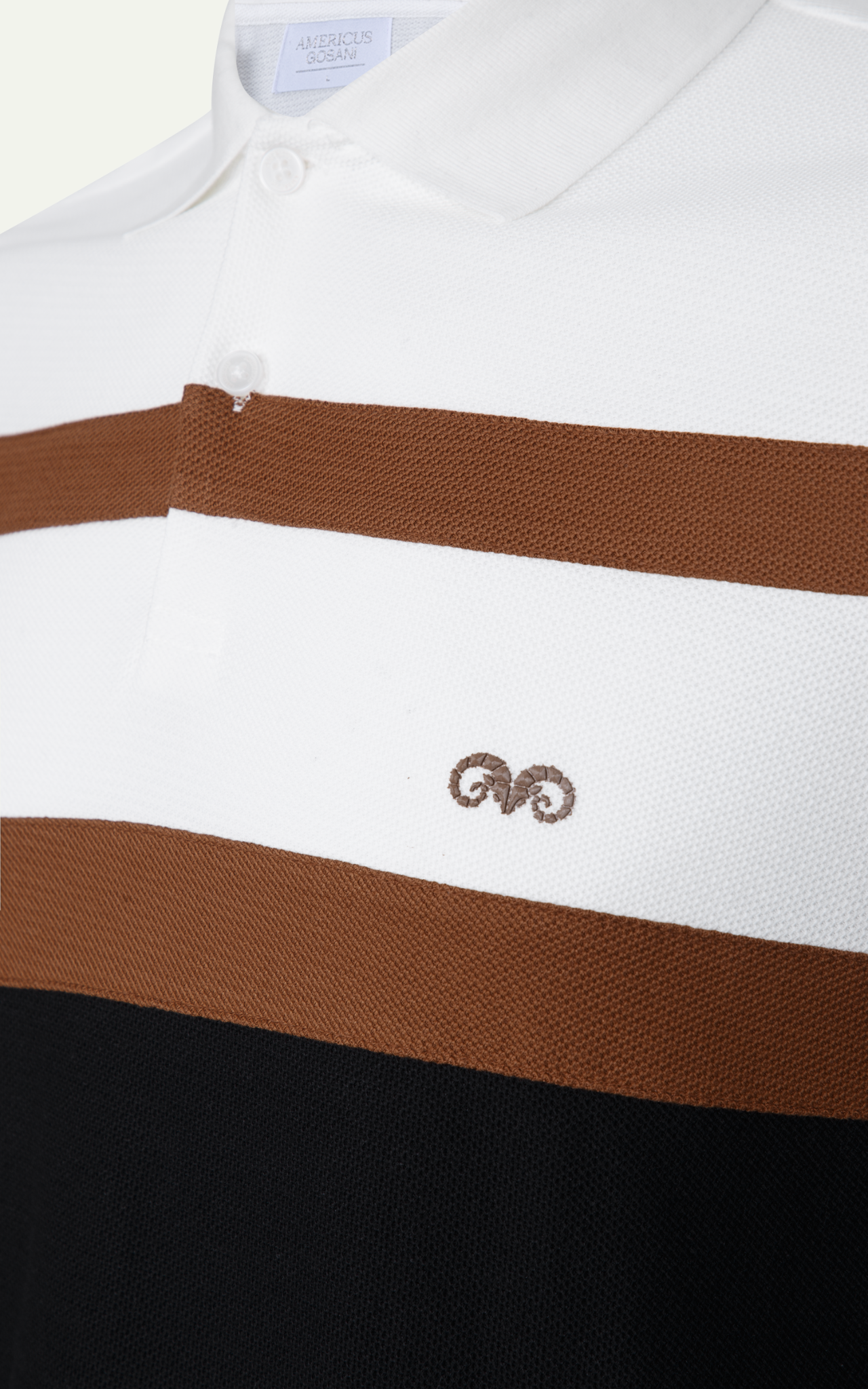 AG83 PREMIUM SLIMFIT POLO - WHITE