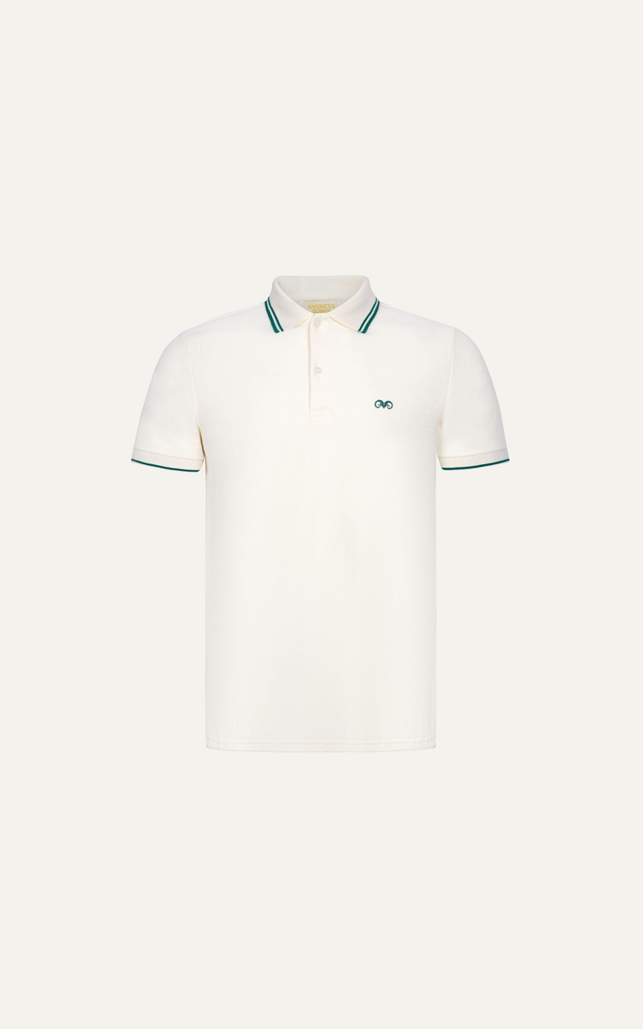 AG27 PREMIUM SLIMFIT NEW POLO - OFF WHITE