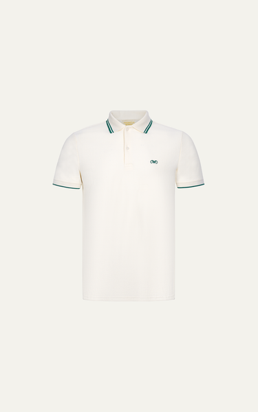  AG27 PREMIUM SLIMFIT NEW POLO - OFF WHITE