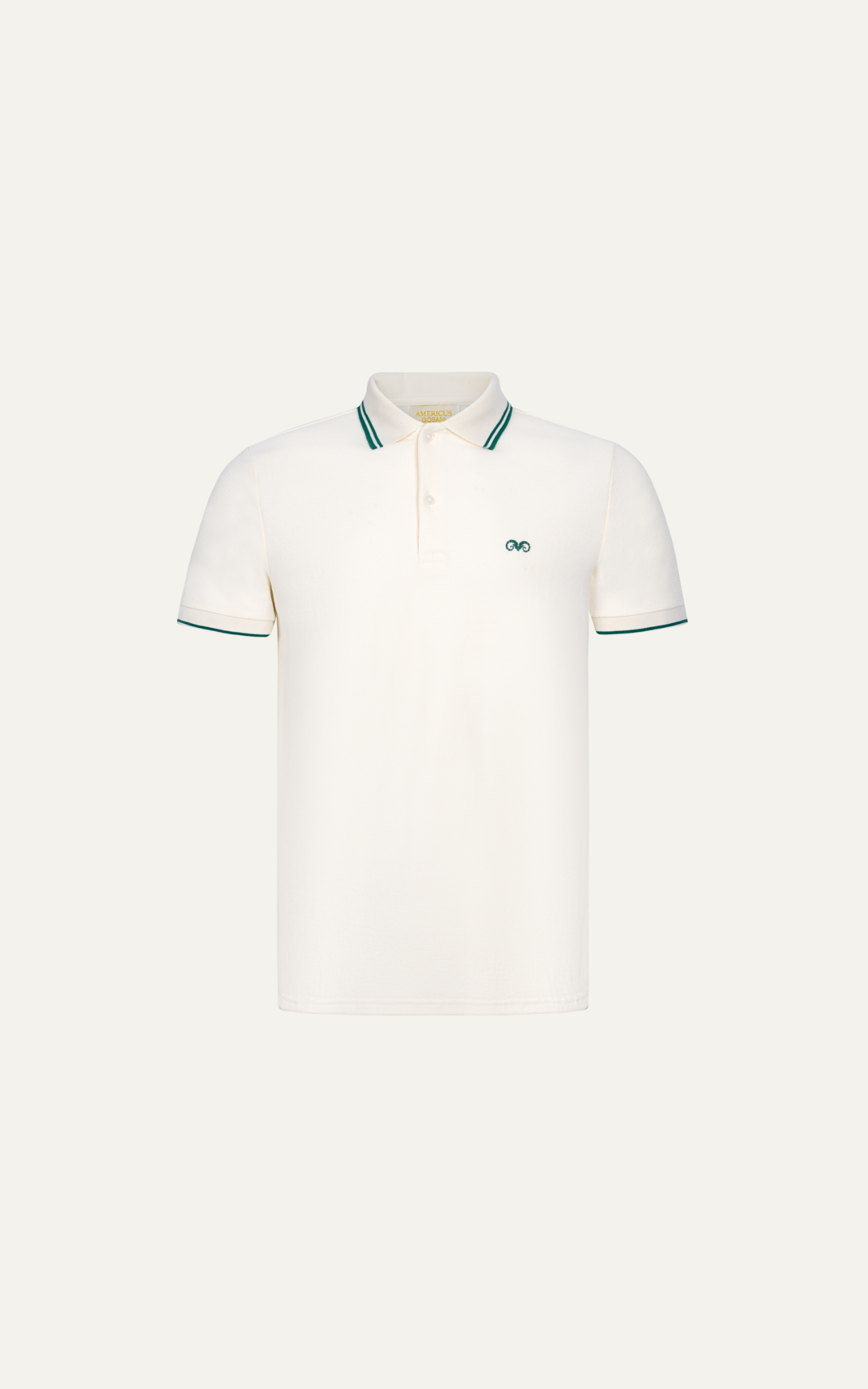  AG27 PREMIUM SLIMFIT NEW POLO - OFF WHITE 