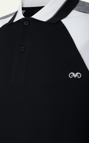 AG003 PREMIUM REGULAR FIT POLO - BLACK