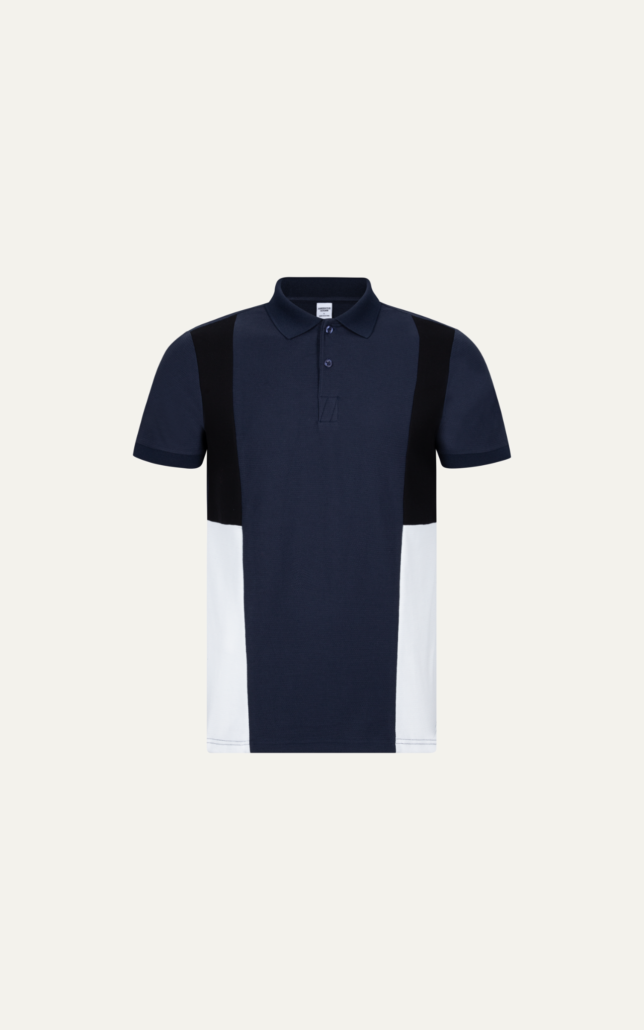 T65 FACTORY SLIMFIT STRIPED POLO - DARK BLUE