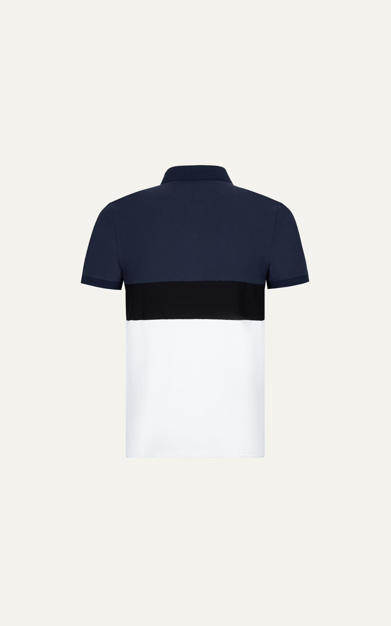 T67 FACTORY SLIMFIT STRIPED POLO - DARK BLUE
