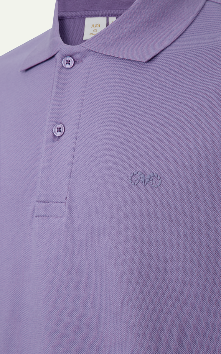 AG001 PREMIUM REGULAR FIT POLO - PURPLE