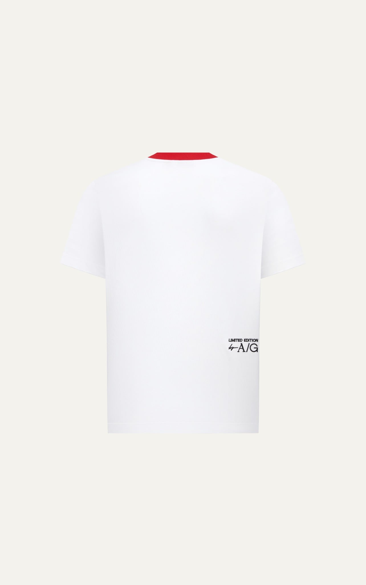HT10 NEW EMBROIDERY LOGO TSHIRT- RED
