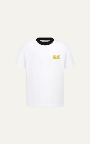  HT11 NEW EMBROIDERY LOGO TSHIRT-BLACK