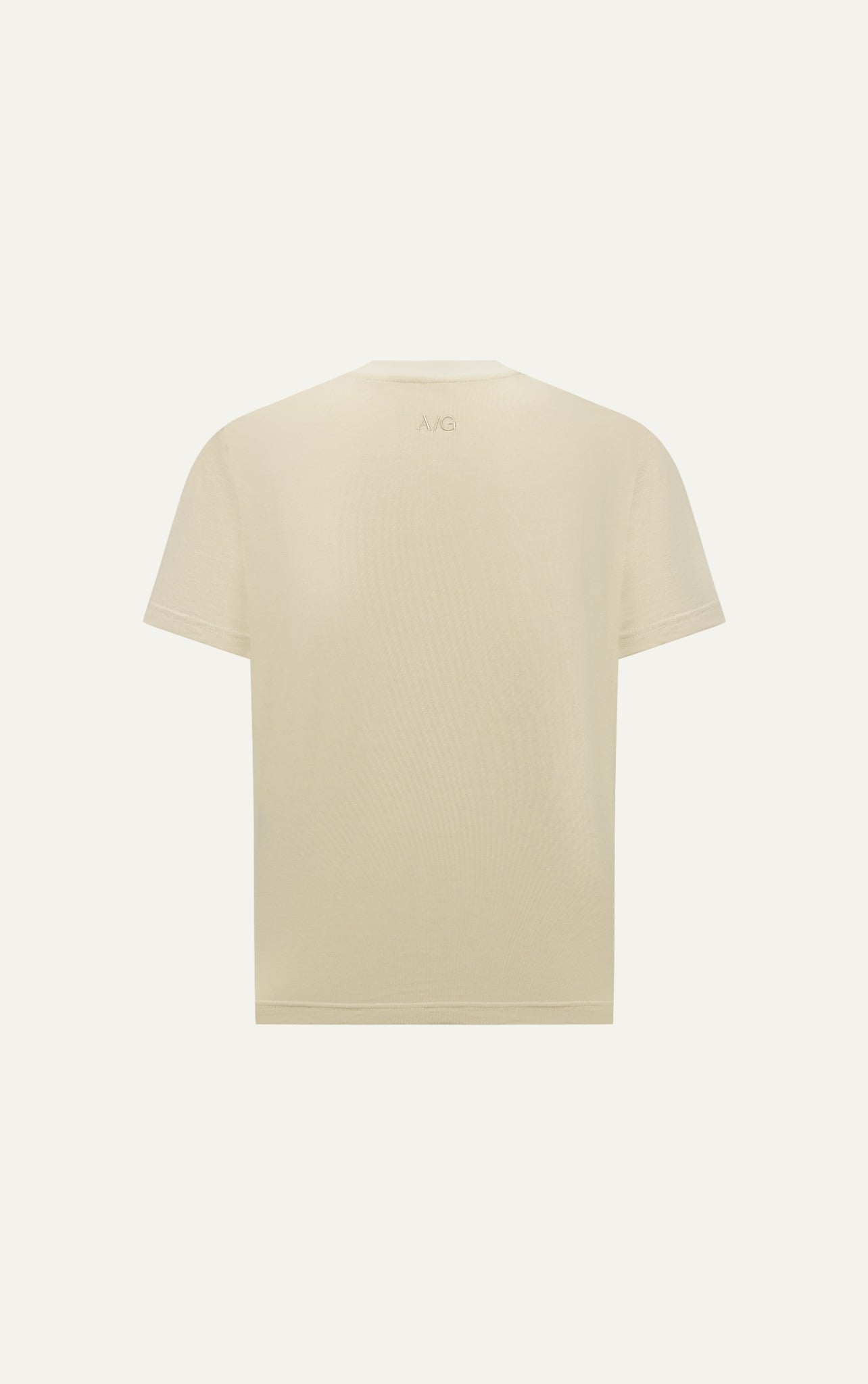 AG17 STUDIO LOOSE FIT "NEUTRAL" PRINTED T-SHIRT - BEIGE