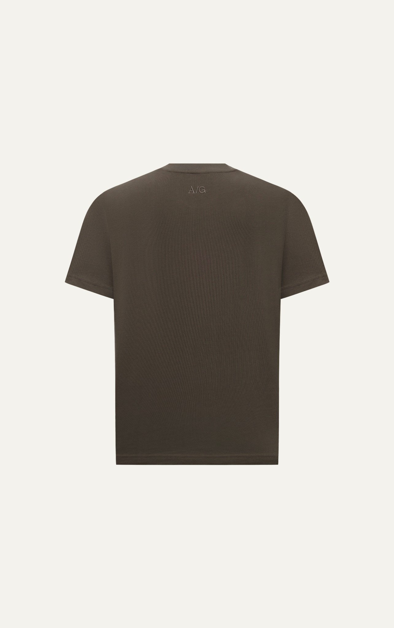 AG17 STUDIO LOOSE FIT "NEUTRAL" PRINTED T-SHIRT - BROWN