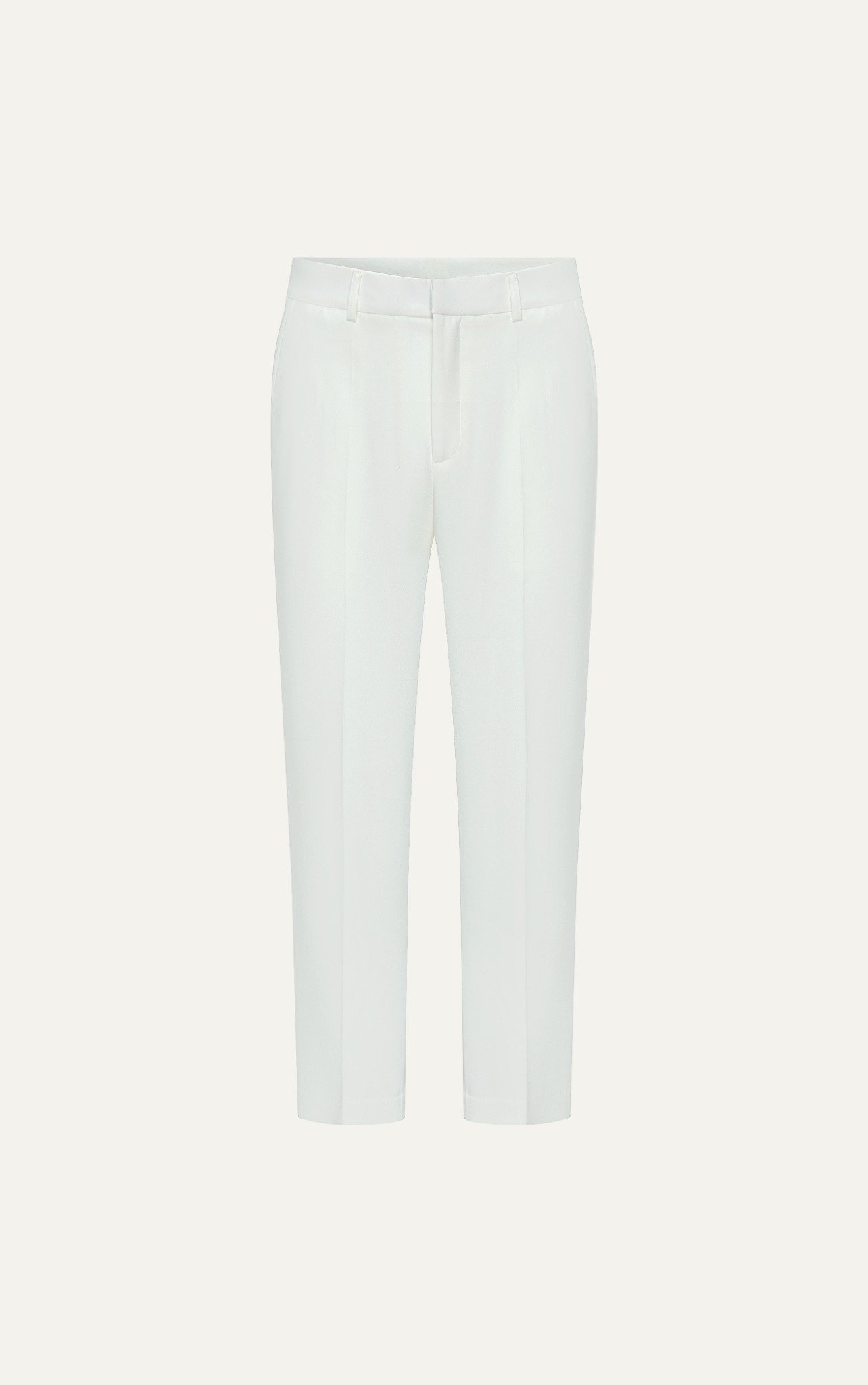 AGHT14 PREMIUM REGULAR FIT TROUSERS - WHITE