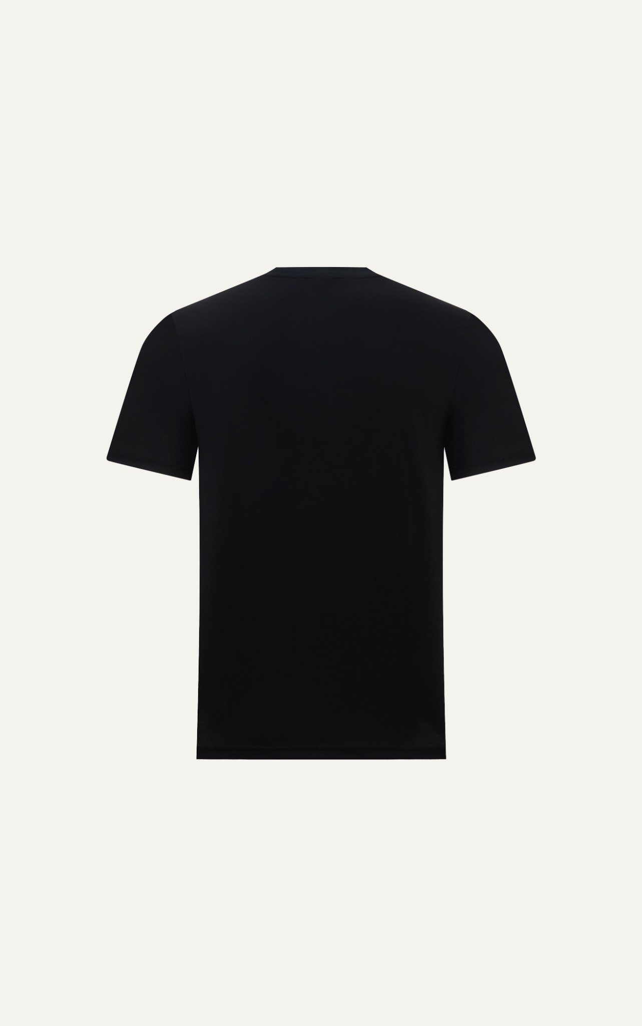 T740 FACTORY REGULAR FIT BASIC T-SHIRT - BLACK