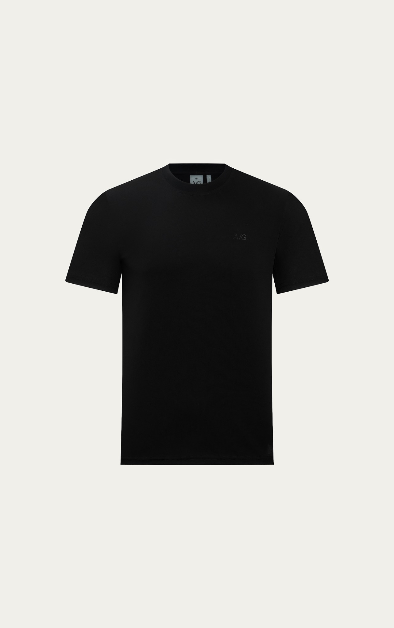 T740 FACTORY REGULAR FIT BASIC T-SHIRT - BLACK