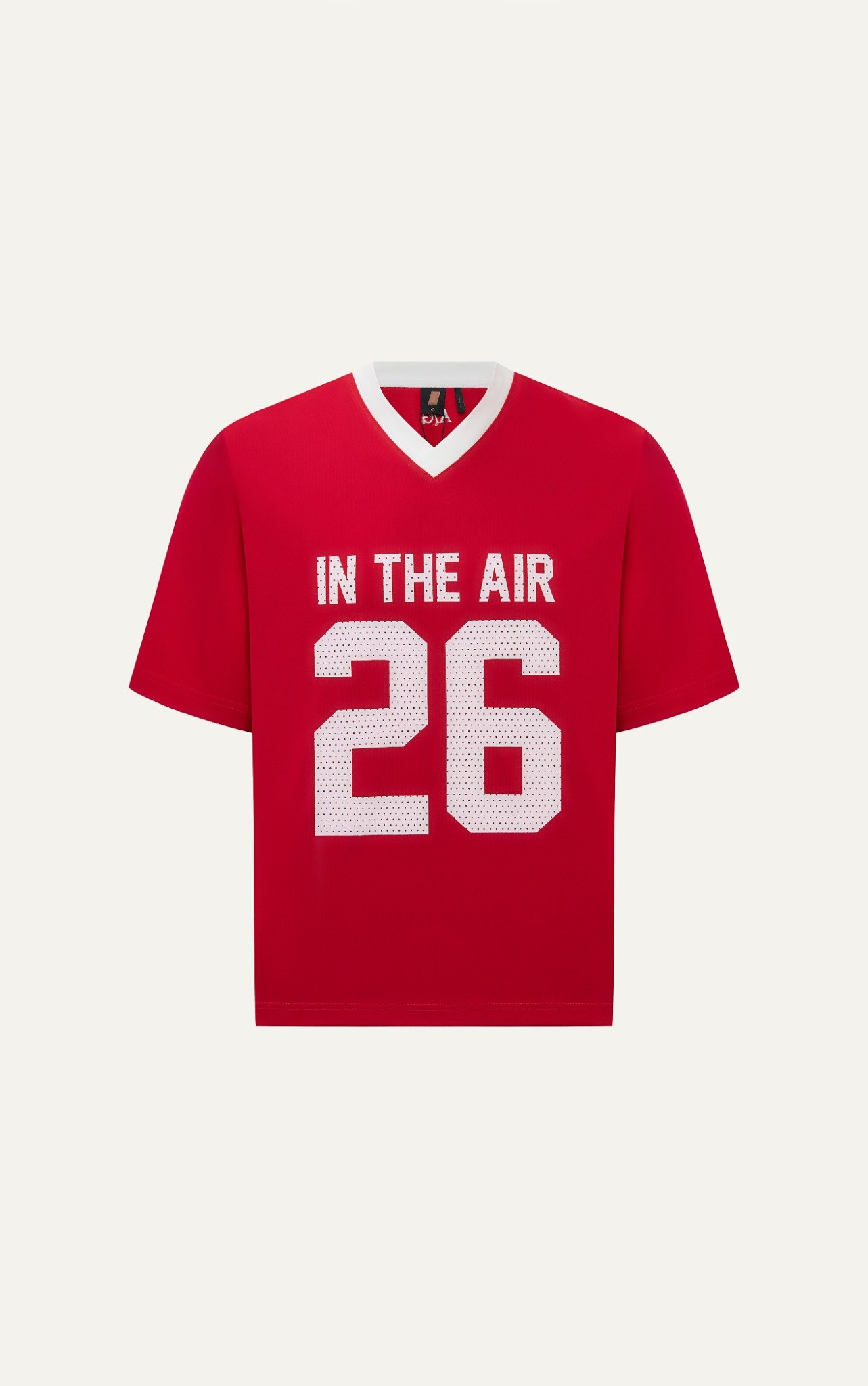 AG06 STUDIO LOOSE FIT LOGO T-SHIRT - RED