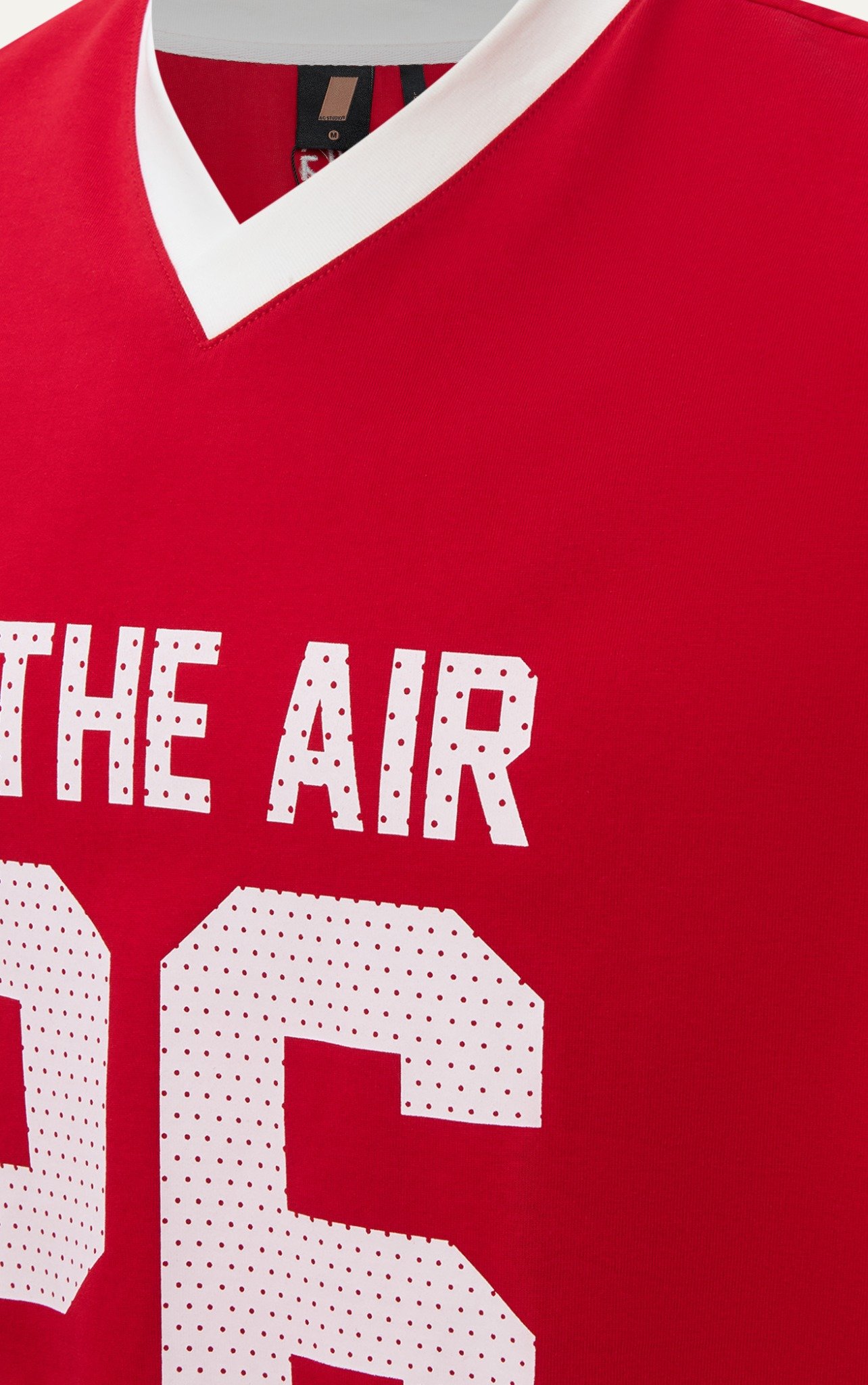 AG06 STUDIO LOOSE FIT LOGO T-SHIRT - RED