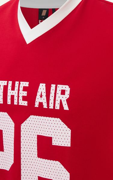  AG06 STUDIO LOOSE FIT LOGO T-SHIRT - RED 