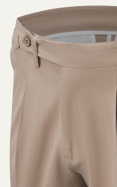  AG351 PREMIUM SLIMFIT SIDETAB TROUSERS - BEIGE 