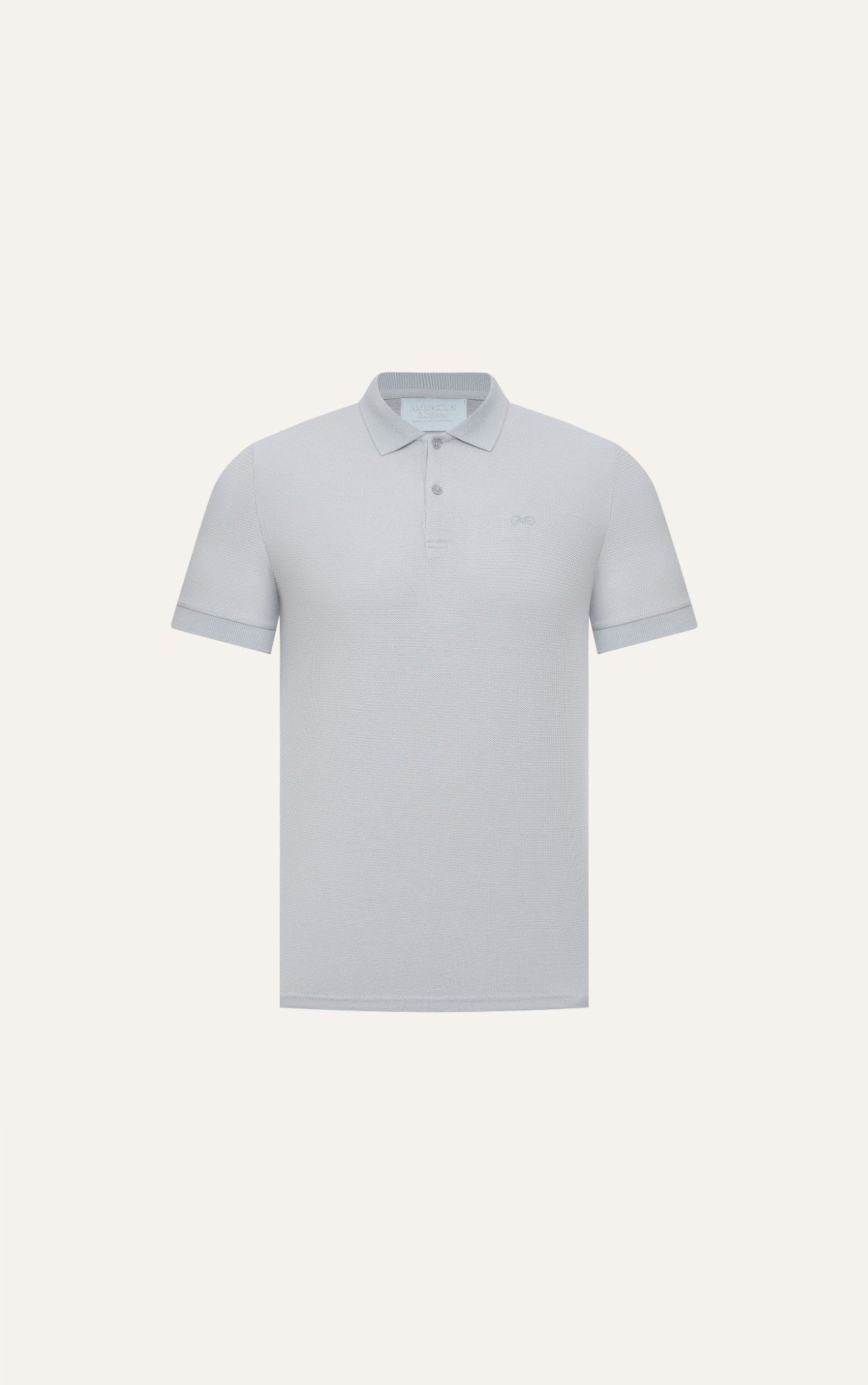 AG02 SIGNATURE SLIMFIT POLO - LIGHT GREY