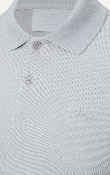  AG02 SIGNATURE SLIMFIT POLO - LIGHT GREY 
