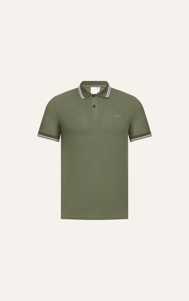  AG6101 PREMIUM SLIMFIT POLO - OLIVE