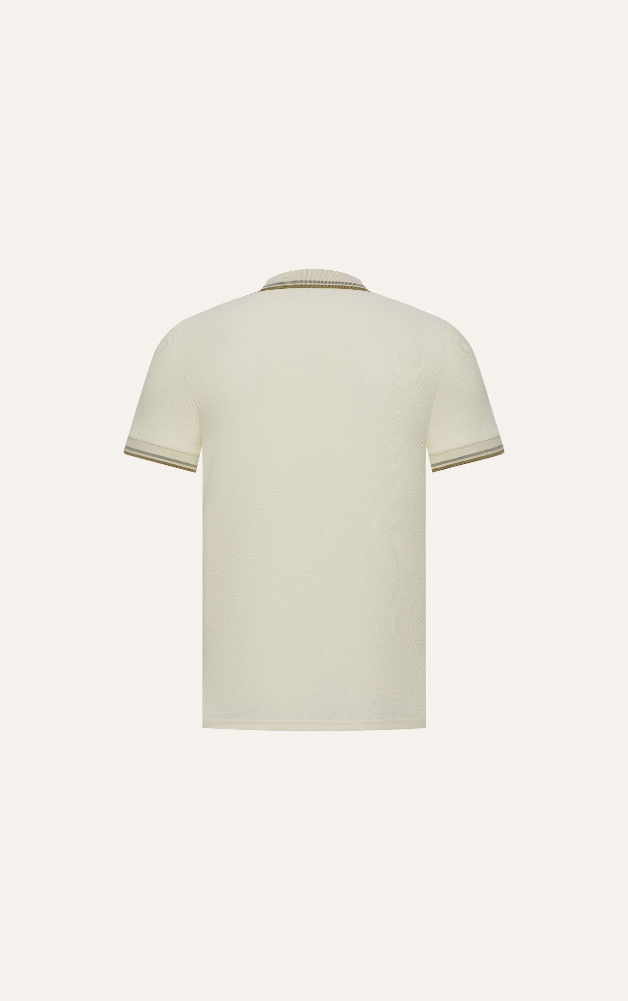 AG6101 PREMIUM SLIMFIT POLO - OFF WHITE