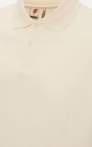 AG001 STUDIO LOOSE FIT BASIC POLO - OFF WHITE