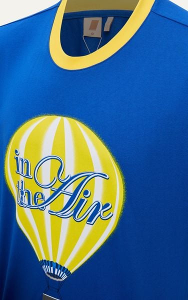  AG09 STUDIO LOOSE FIT LOGO T-SHIRT - BLUE 