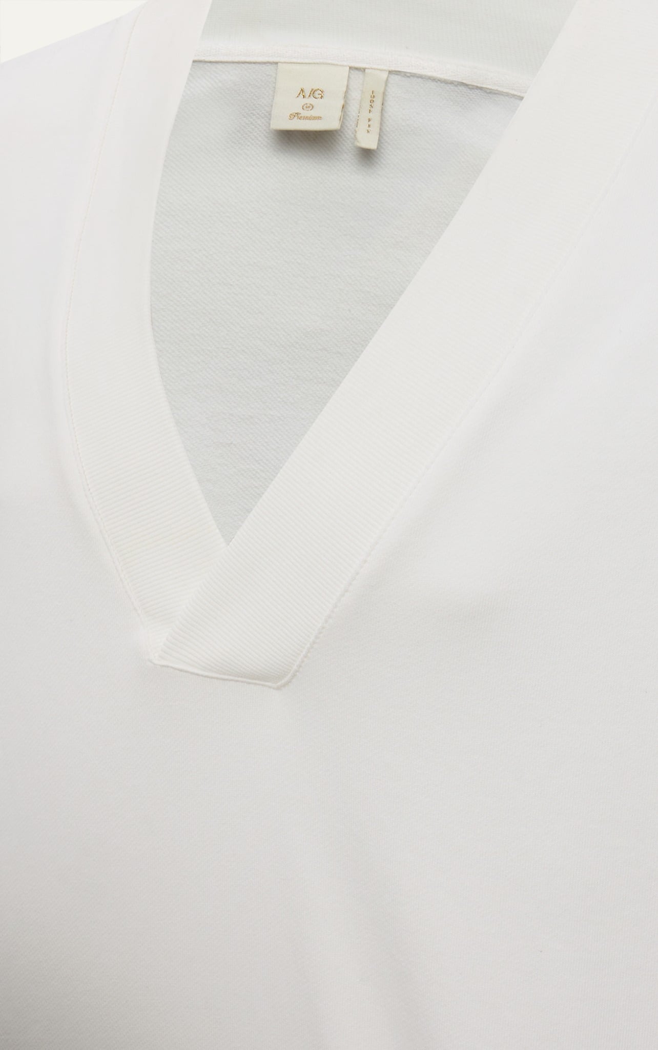 AGHT08 PREMIUM LOOSE FIT LONG-SLEEVED SHAWL COLLAR KNIT TOP - WHITE