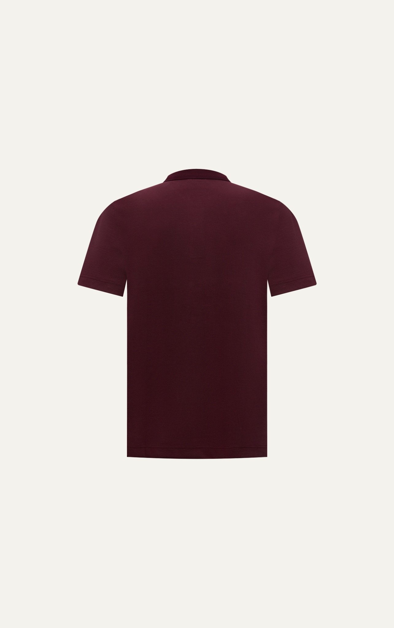 AG001 STUDIO LOOSE FIT BASIC POLO - DARK RED