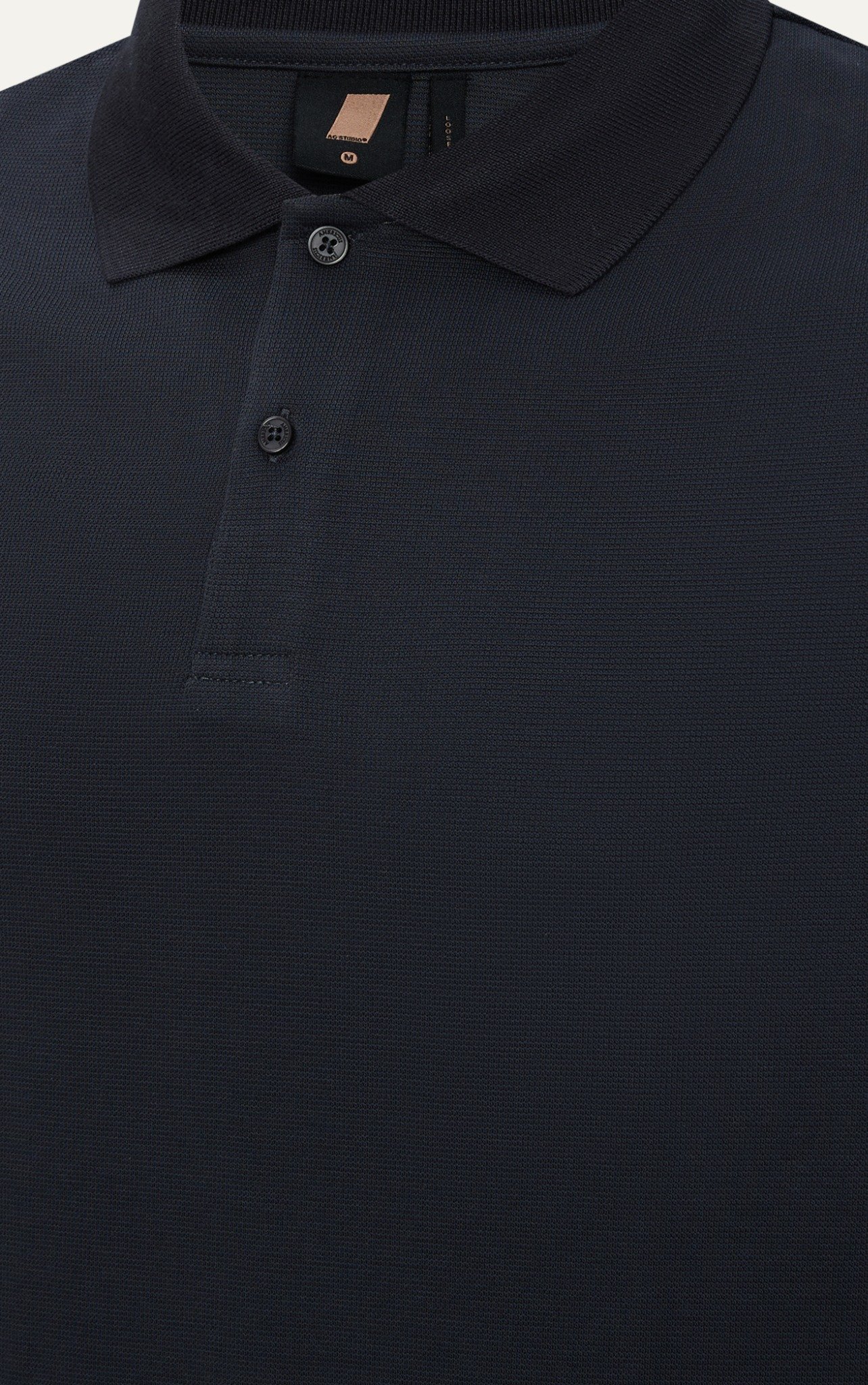 AG001 STUDIO LOOSE FIT BASIC POLO - PRUSSION BLUE