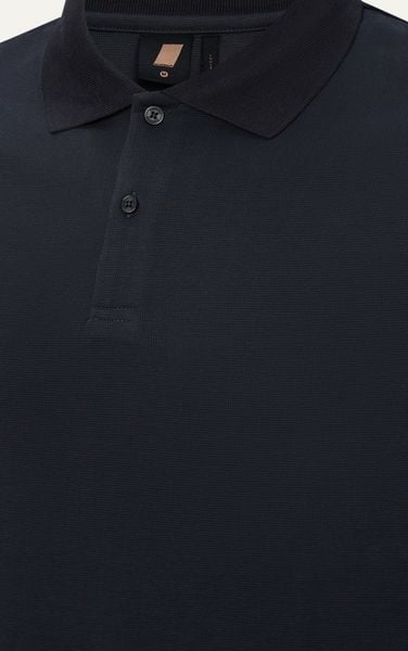 AG001 STUDIO LOOSE FIT BASIC POLO - PRUSSION BLUE 