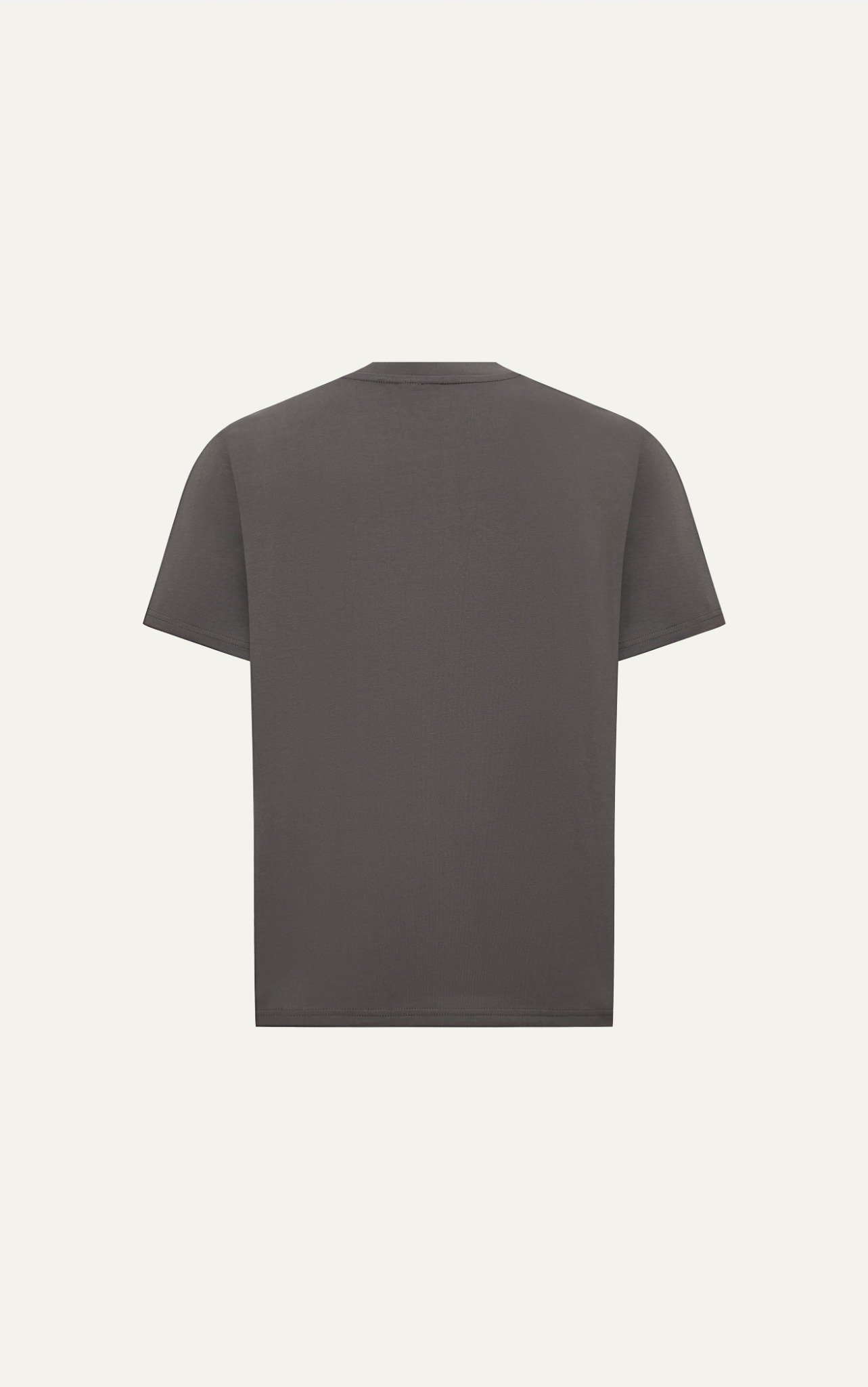 T738 FACTORY LOOSE FIT BIG LOGO T-SHIRT - GREY