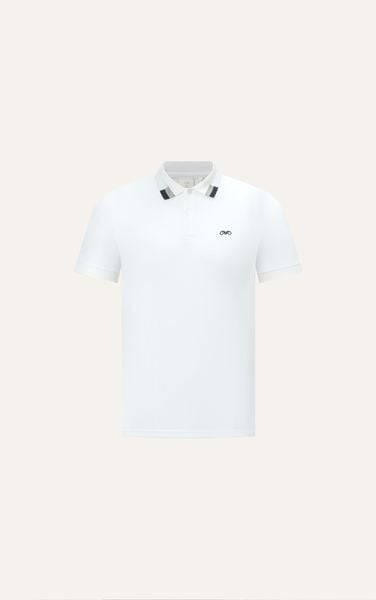  AG65 PREMIUM SLIMFIT POLO - WHITE