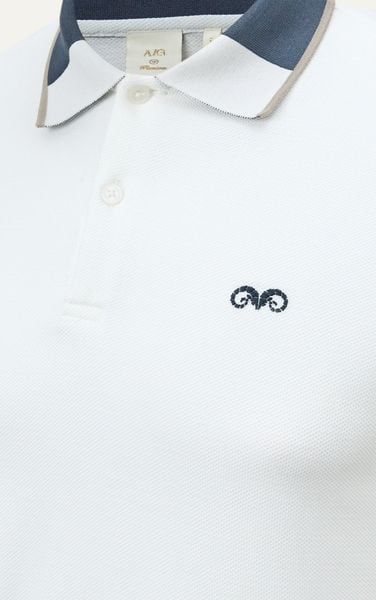  AG893 NEW PREMIUM SLIMFIT POLO - WHITE 