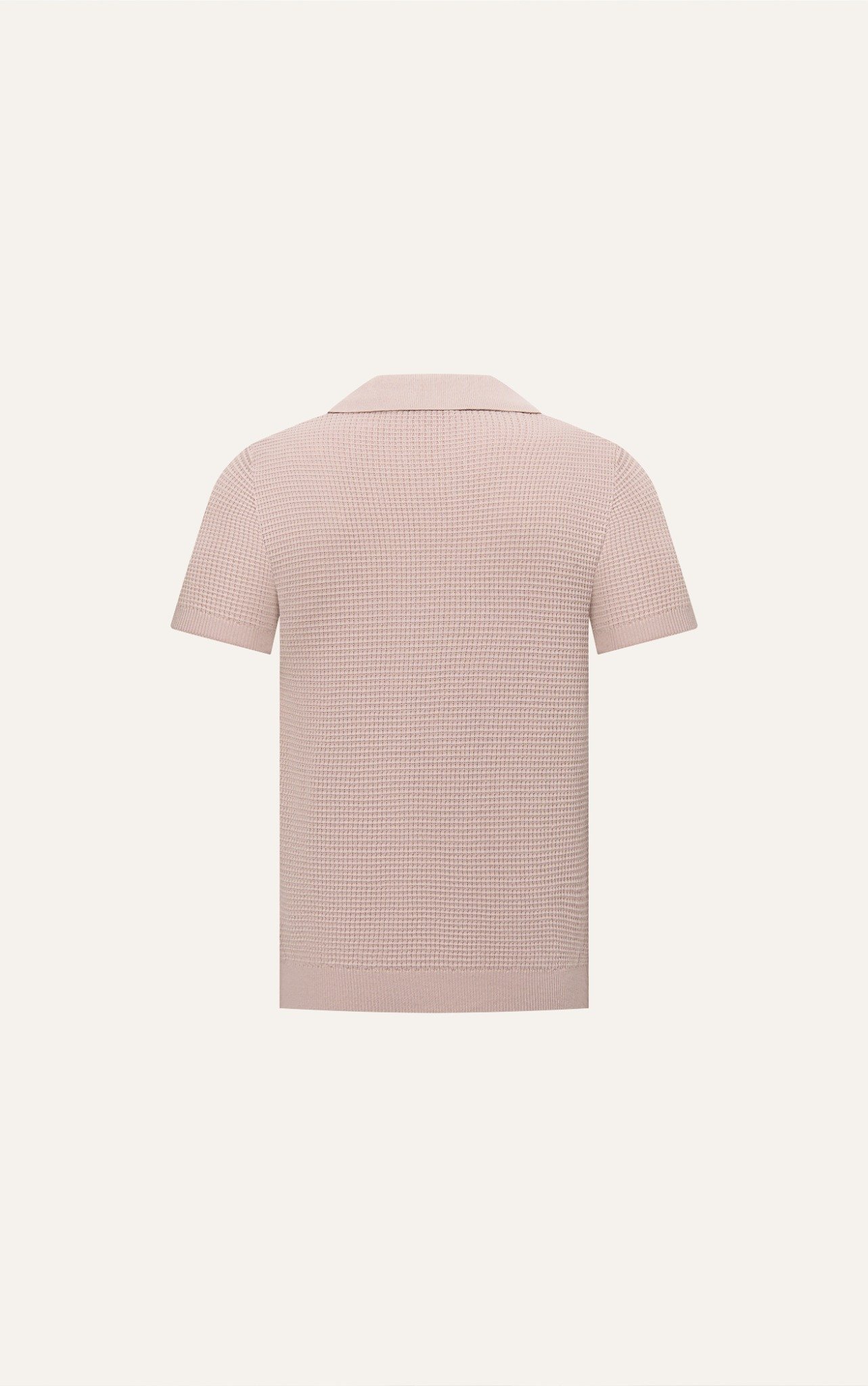 AG739 PREMIUM REGULAR FIT KNIT POLO - PINK