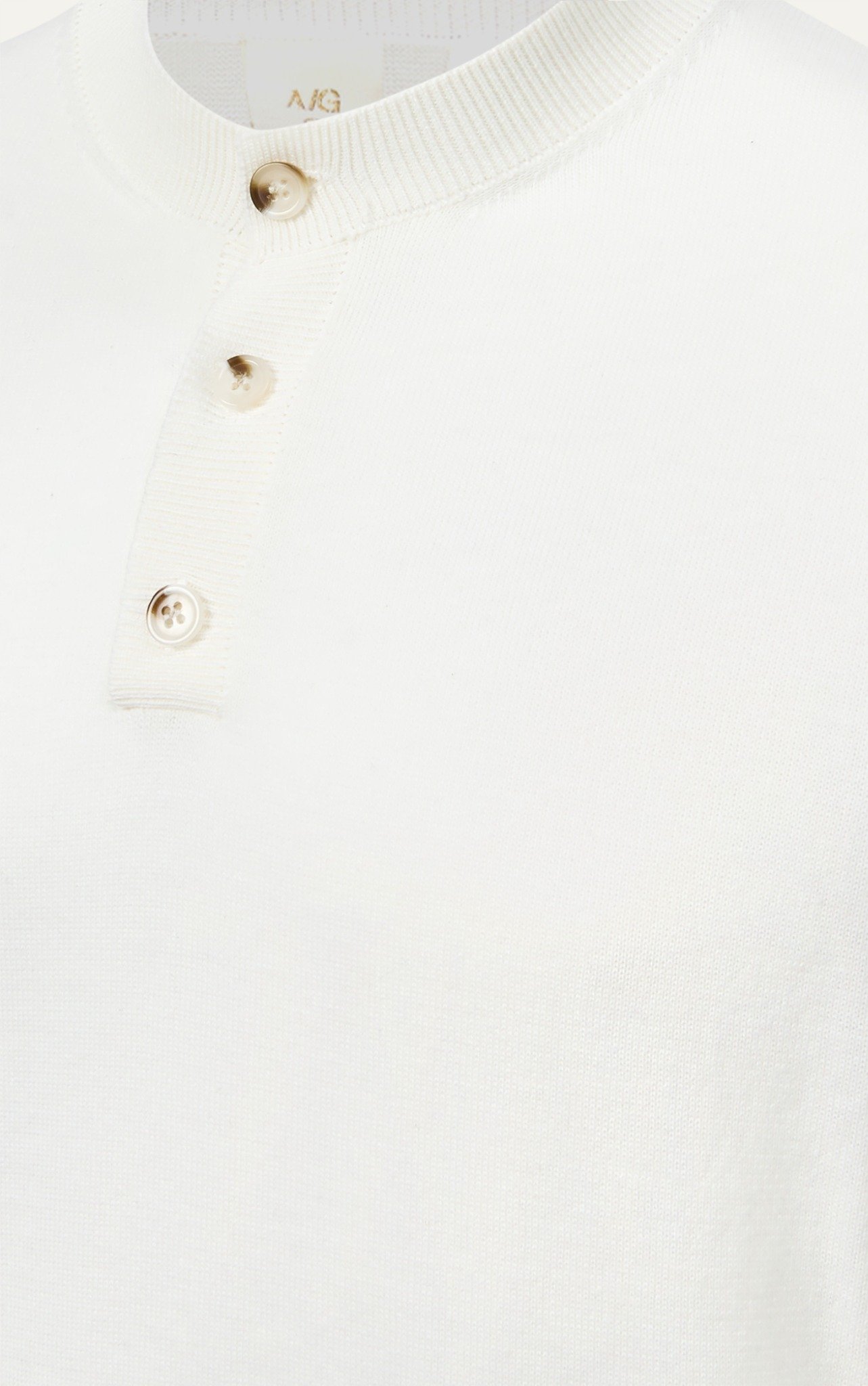 AG607 PREMIUM REGULAR FIT KNIT T-SHIRT - WHITE