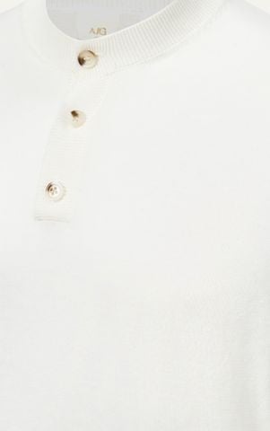 AG607 PREMIUM REGULAR FIT KNIT T-SHIRT - WHITE