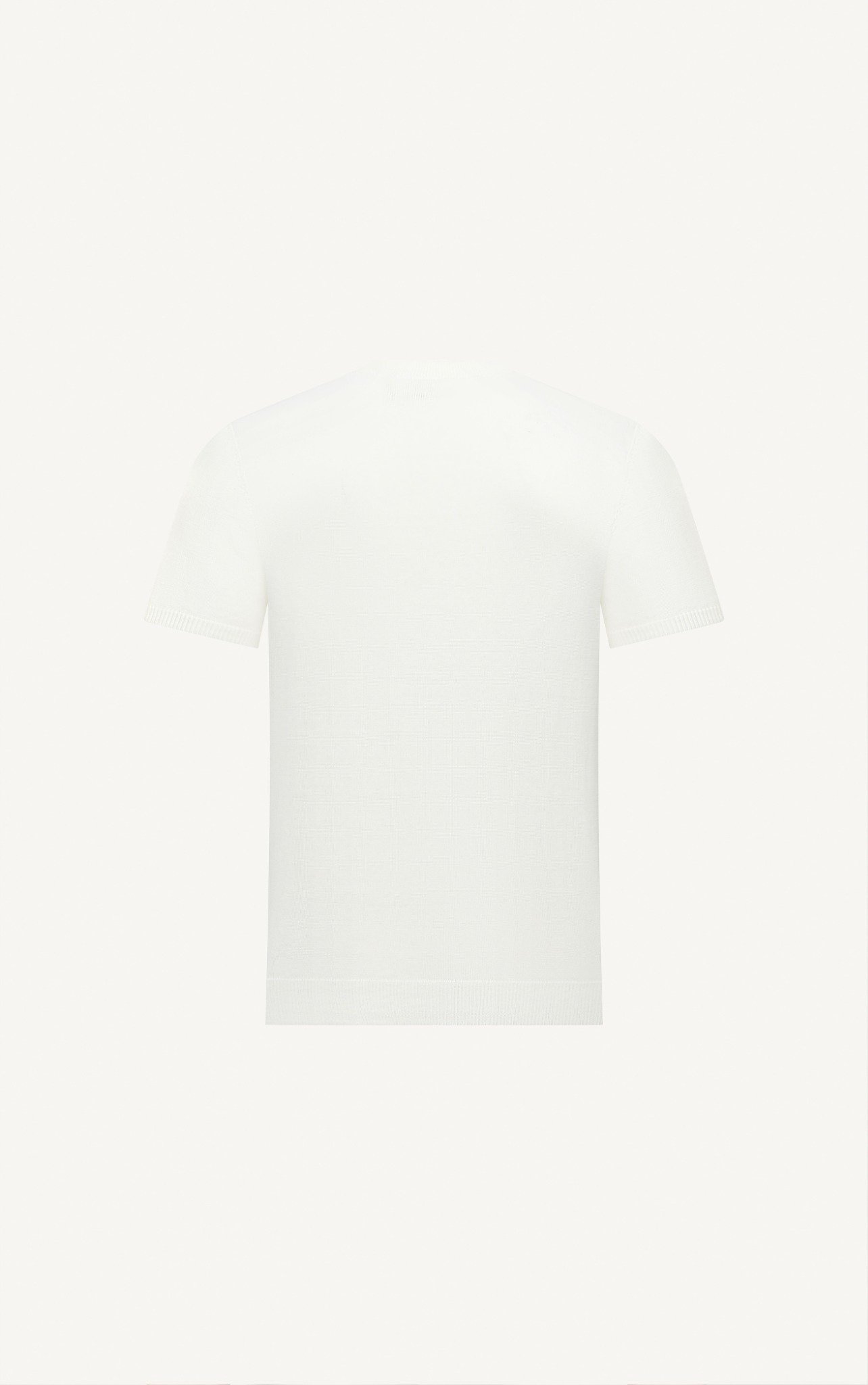 AG607 PREMIUM REGULAR FIT KNIT T-SHIRT - WHITE