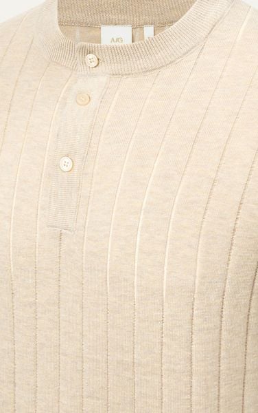  AG743 PREMIUM REGULAR FIT KNIT TSHIRT - BEIGE 