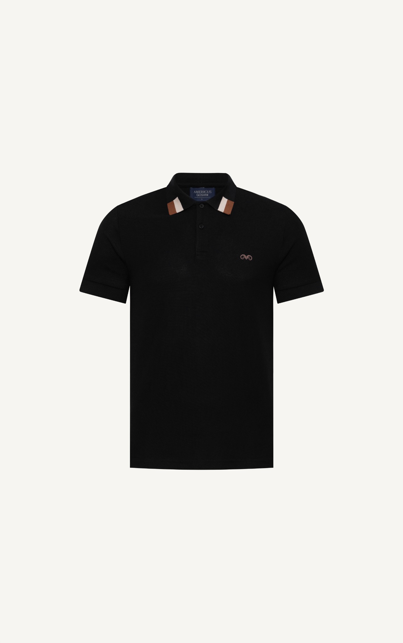 AG65 PREMIUM SLIMFIT POLO - BLACK