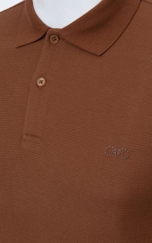 AG02 SIGNATURE SLIMFIT POLO - DARK BROWN