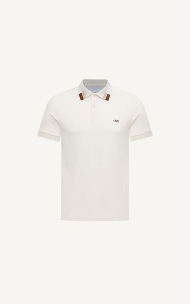  AG65 PREMIUM SLIMFIT POLO - OFF WHITE