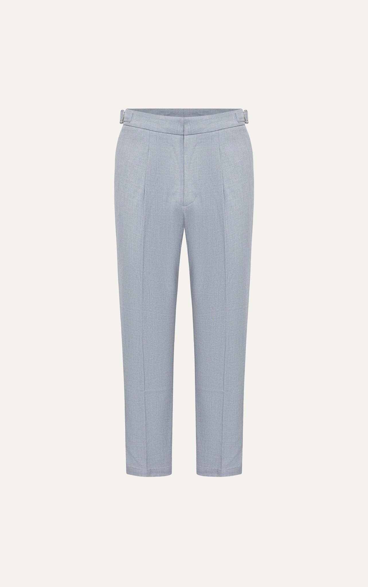  AG09 PREMIUM SLIMFIT SIDETAB TROUSERS - LIGHT GREY 