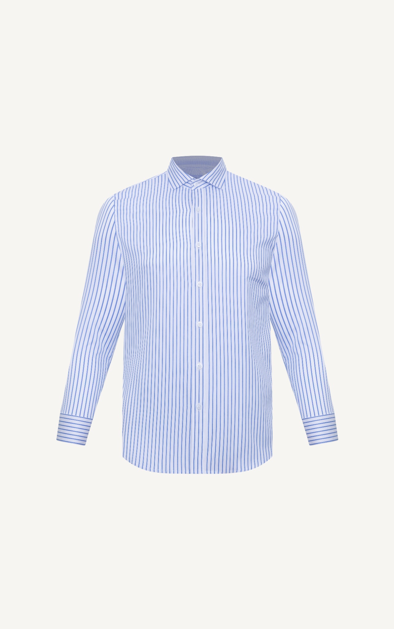 AG5877 PREMIUM SLIMFIT BENGAL STRIPED SHIRT - LIGHT BLUE