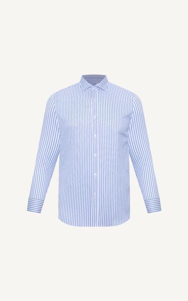  AG877 PREMIUM SLIMFIT BENGAL STRIPED SHIRT - LIGHT BLUE