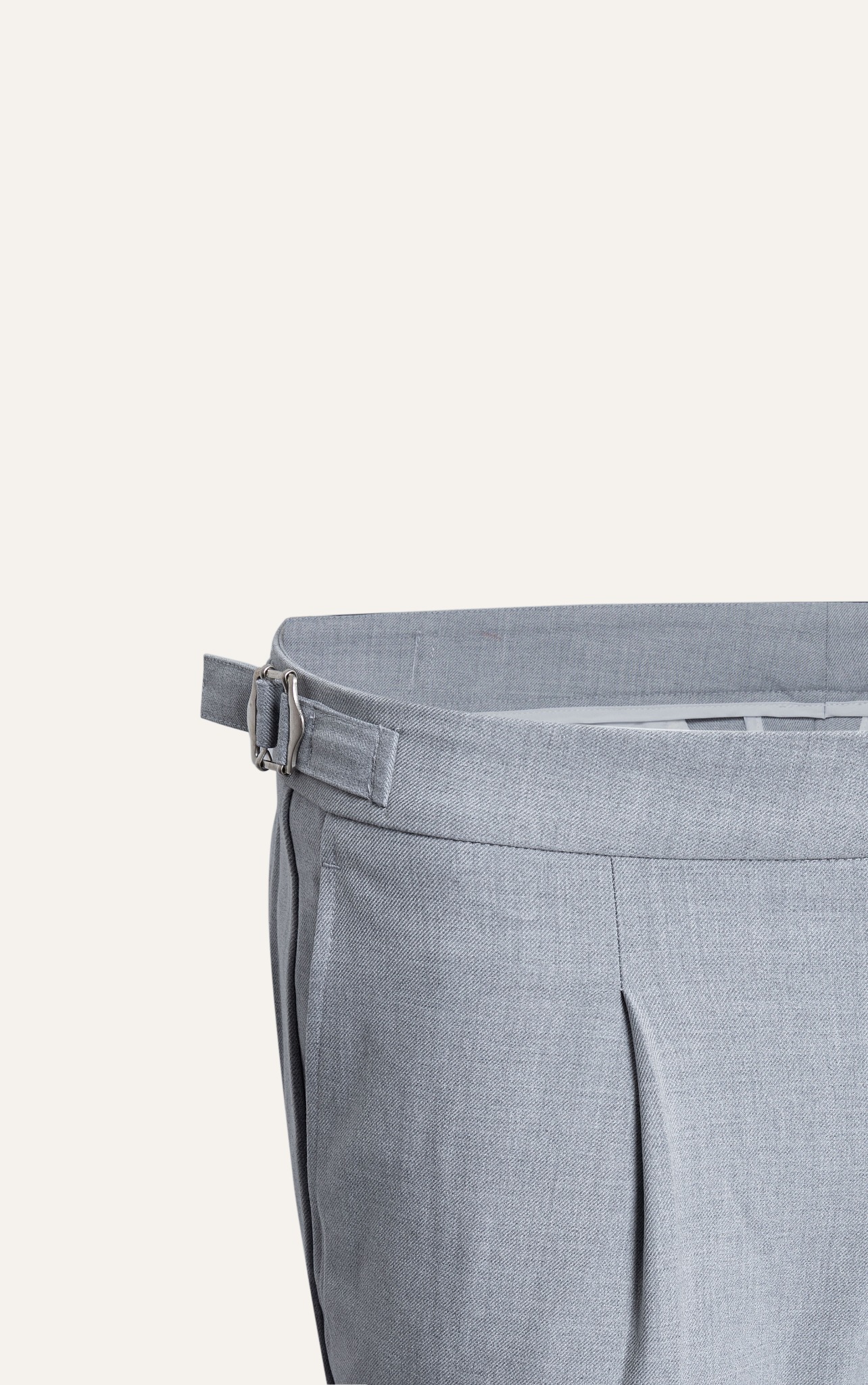 AG09 PREMIUM SLIMFIT SIDETAB TROUSERS - LIGHT GREY