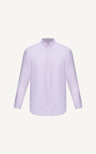  AG75 PREMIUM SLIMFIT SMALL STRIPED OXFORD SHIRT - PINK