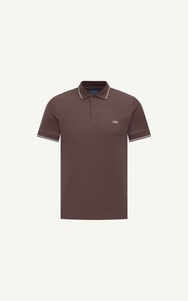  AG89 PREMIUM SLIMFIT POLO - BROWN