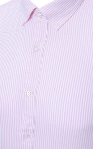AG75 PREMIUM SLIMFIT SMALL STRIPED OXFORD SHIRT - PINK