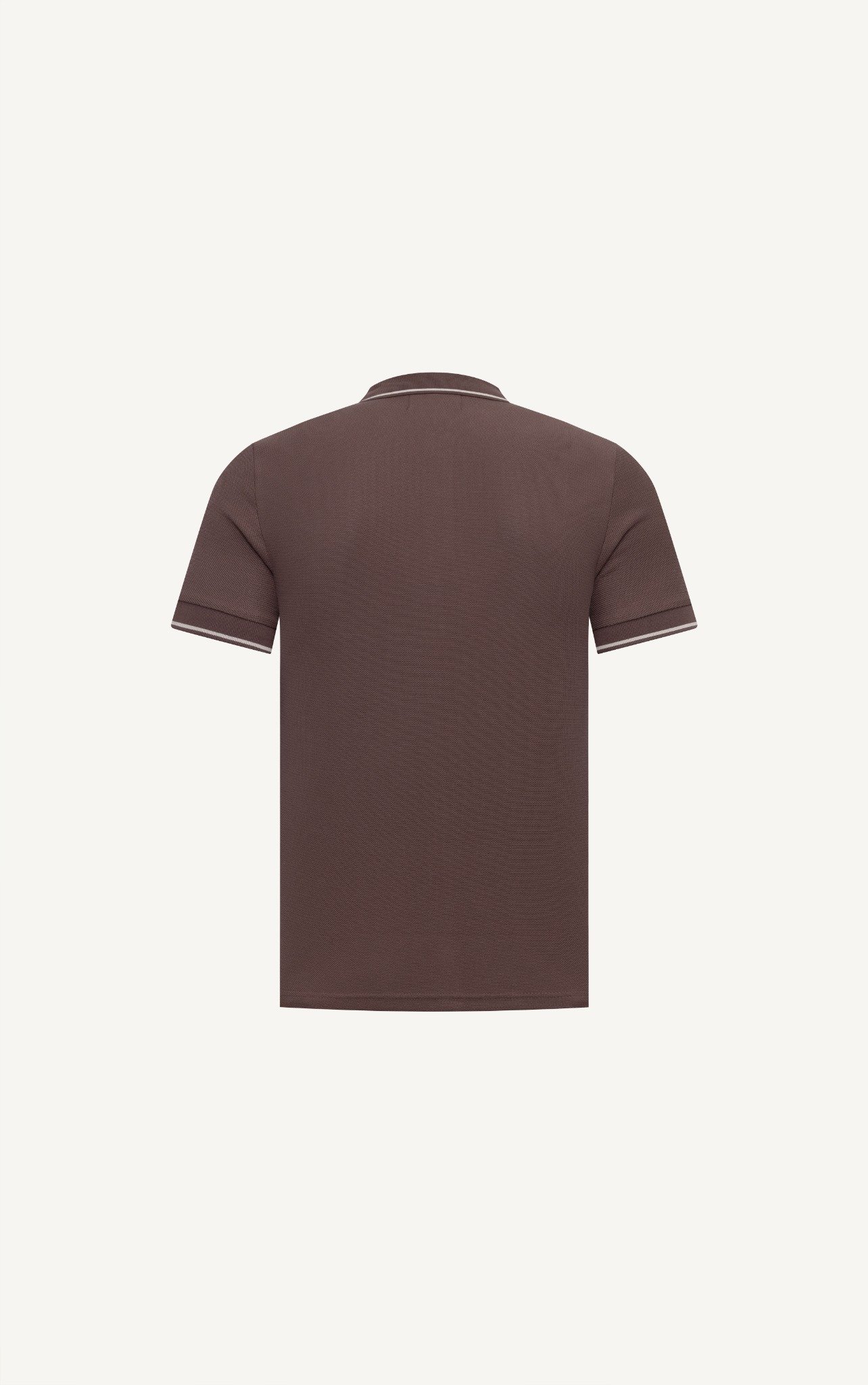 AG89 PREMIUM SLIMFIT POLO - BROWN