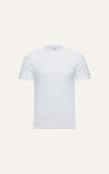  T663 FACTORY REGULAR FIT BASIC POCKET T-SHIRT - WHITE